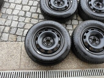 ZIMNÍ PNEU + DISKY ŠKODA 15"VW SEAT 195/65R15 - 3