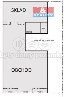 Pronájem komerčních prostor v Č. Budějovicích, ul. Česká - 3
