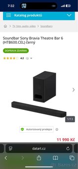 Soundbar Sony Bravia Theatre Bar 6 - 3