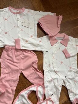 Růžová výbavička pro miminko nová - 3