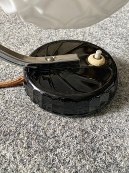 lampa lampička Art deco lampička chrom svítidlo staré - 3