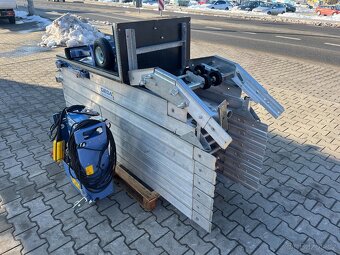 Šikmý výtah žebříkový, střešní výtah Geda Lift 250, 16m - 3
