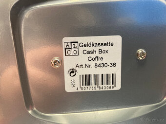 Pokladnička, trezorek, kasička, dva kusy za 500 k s poštou - 3