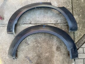 Plastové lemy / nástavce lemů Nissan Pickup / Navara D22 - 3