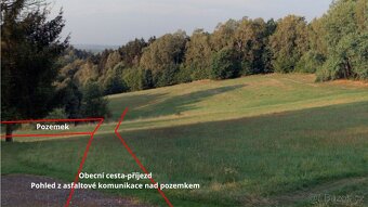 Stavební pozemek Mírová pod Kozákovem Prackov LEVNĚ - 3