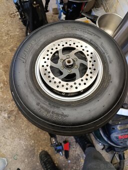 Zadní kolo s motorem, chopper elektrokoloběžka - 3