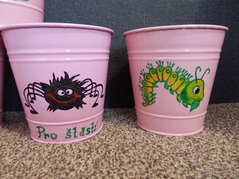 Květináčky 13x13x9,5 cm - 3