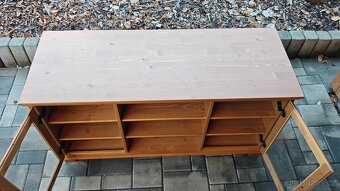 Dřevěná komoda vitrína Ikea Markor Leksvik Hemnes - 3