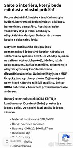 Komoda /  TV stolek KORA - 3
