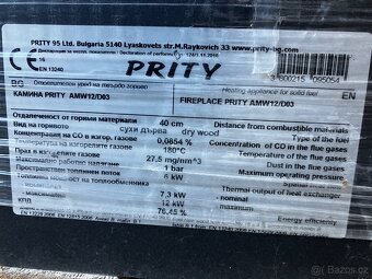 Krbová kamna Prity AM 12W - 3