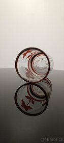 Starožitná sklenice - Biedermeier LOVECKÝ MOTIV - 3