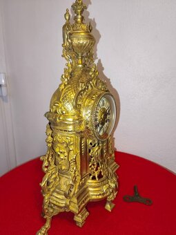 STAROŽITNÉ KOMODOVÉ HODINY - REGENCY - 1850-1890 - 3