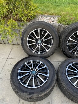Alu kola 5x114,3 včetně letních pneu 205/65R15 - 3