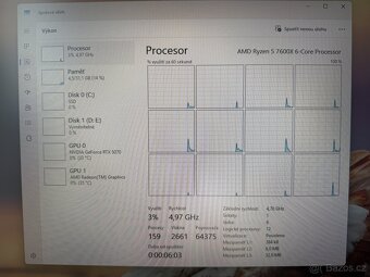 Herní PC | Ryzen 5 7600x, RTX 5070, 32GB DDR5, 1TB SSD - 3