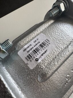 AGAflex Spojka svěrná litinová s přírubami OK 87,5–90,0 mm, - 3
