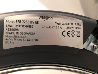 Prodám pračku Whirlpool 7kg - 3