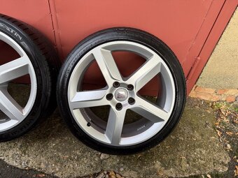 Alu kola SEAT 5x112 r18 , letní pneu 225/40 r18 - 3