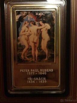 Mistrovská díla světového malířství - pamětní medaile - 3