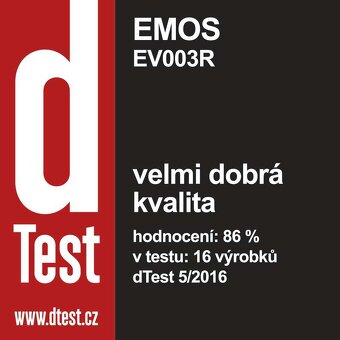 Digitální kuchyňská váha Emos EV003, červená - NOVÁ - 3