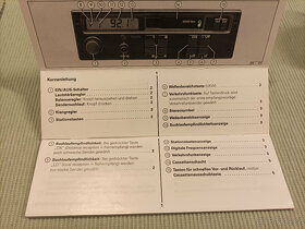 Originální autorádio VW Beta 2 - návod+bezp. karty - 3
