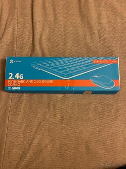 klávesnice bezdrátová + myš iClever GK08 - 3