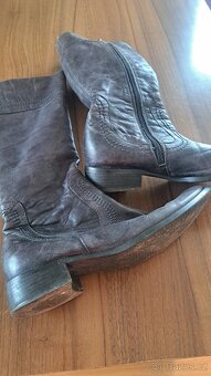 Lasocki,kožené kozačky vel.38 - 3