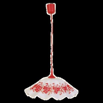 Sukýnka červená kytička - 3