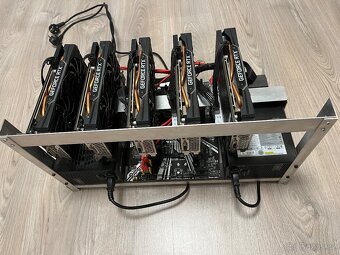 Prodám těžební rig - 5 x RTX 2060 Super - 3