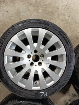 Prodám originál ALU disky i s pneumatikami 245/45 R18 BMW - 3