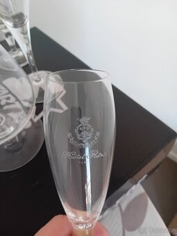 Set reklamních sklenic (hotel Ritz, champagnes, likéry) - 3