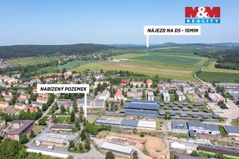 Prodej komerčního pozemku, 969 m², Strašice - 3