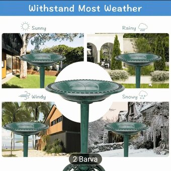 Vodní miska, ptáčník, krmítko pro ptáky - 3