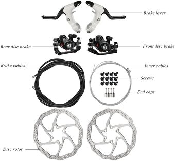 Kompletní sada kotoučových mechanických brzd, NOVÁ⭐ - 3