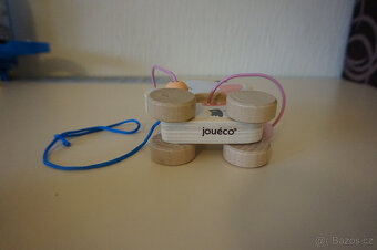 dřevěná tahací hračka slon s labyrintem - 3