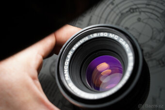 Objektiv Carl Zeiss Jena Pancolar Electric 50 mm f/1.8, m42 - 3