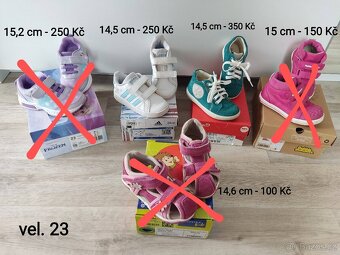 Dětská obuv vel. 20 - 26 - 3