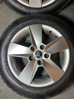 ALU Kola ŠKODA 5x112 R16 ILIAS Zimní Pneu 205/55/16 - 3