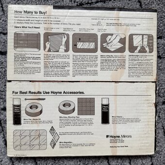 Zrcadlové dlaždice Mirro-Tile - 6 kusů - 3