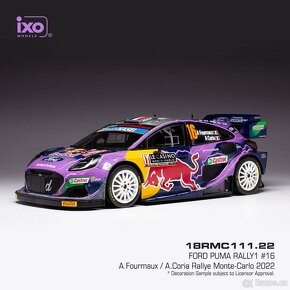 Modely Ford Puma Rally1 1:18 IXO - 3