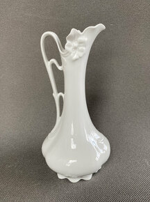 Royal Dux Bílá porcelánová váza, karafa - 3