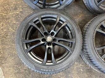 ALU SADA SE ZÁNOVNÍMI ZIMNÍMI PNEU 8Jx18H2 5X120 225/45 R18 - 3