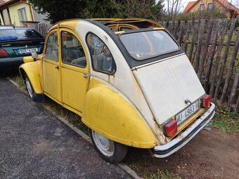 Citroën 2CV, kachna k renovaci, veterán 1980 - 3