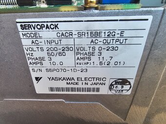 Frekvenční měniče Yaskawa pro obráběcí stroje - 3