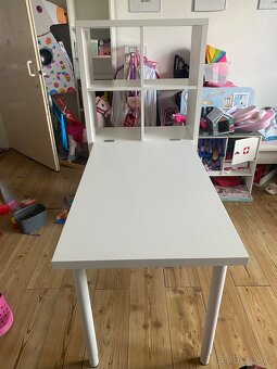 Policový díl Flysta a stolní deska Linnmon Ikea - 3