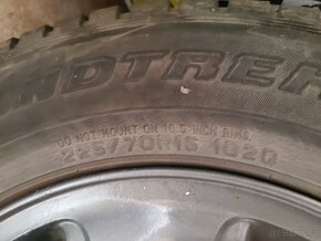Hliníkova kola MAZDA + zimní pneu 5x114,3 225/70 R16 - 3