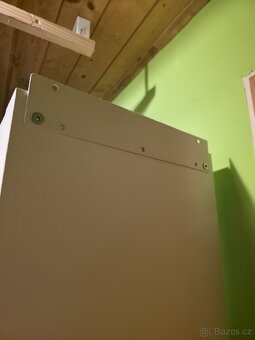 Bílá knihovna police IKEA Lack 190cm - 3