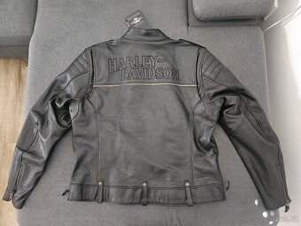 Nová kožená bunda Harley Davidson XL včetně chráničů - 3