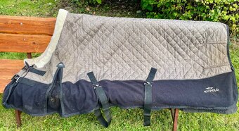 Stájová deka HV Polo -Francis taupe 125 cm - 3