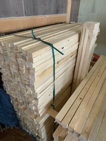 Dřevo Suché hranolky, sypaný metr - 3