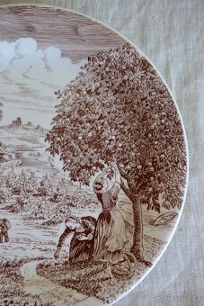 Starožitný talíř plytký - 3